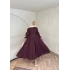 Parla Elbise - Bordo - ÖN SİPARİŞ