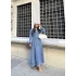 Radi Kot Elbise - Açık Mavi