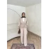 Ravi Dantel Detay Takım - Bej