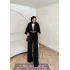 Ravi Dantel Detay Takım - Siyah