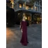 Sue Tasarım Elbise - Bordo