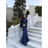 Sue Tasarım Elbise - Lacivert
