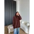 Viona Tüylü Hırka - Kahve