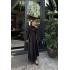 Zeynep Büzgü Detaylı Elbise - Siyah