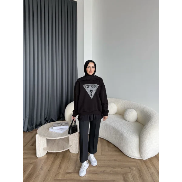 2-Muadil Sweat - Siyah