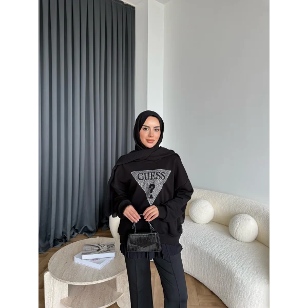 2-Muadil Sweat - Siyah