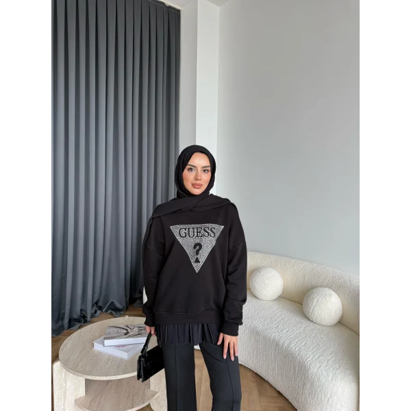 2-Muadil Sweat - Siyah