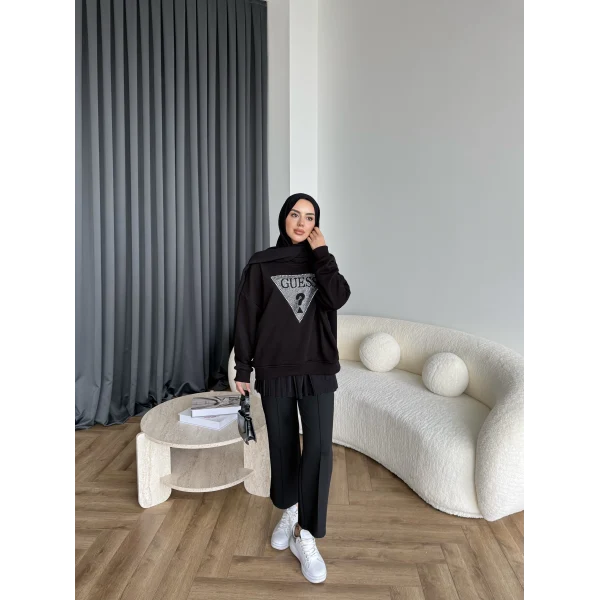 2-Muadil Sweat - Siyah