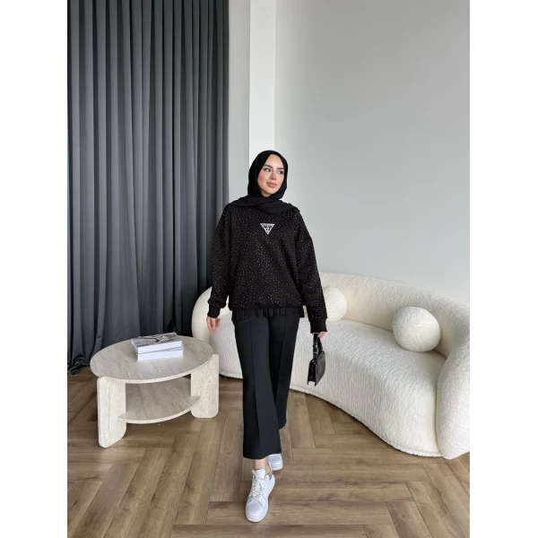 4-Muadil Sweat - Siyah