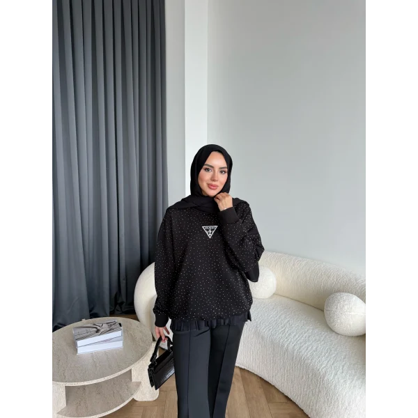 4-Muadil Sweat - Siyah