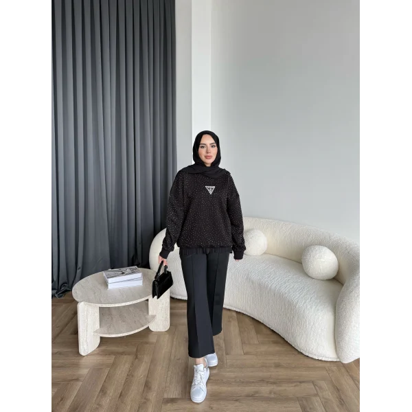 4-Muadil Sweat - Siyah
