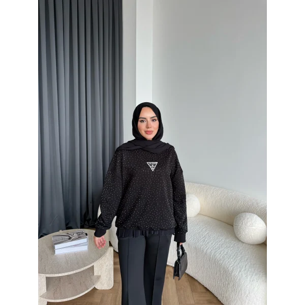 4-Muadil Sweat - Siyah