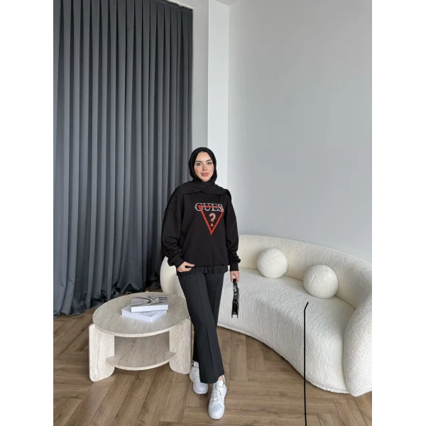 5-Muadil Sweat - Siyah