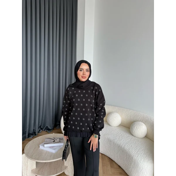 6-Muadil Sweat - Siyah