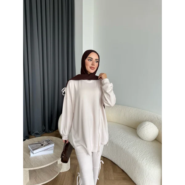 Adella Bağcıklı Oysh Takım - Bej