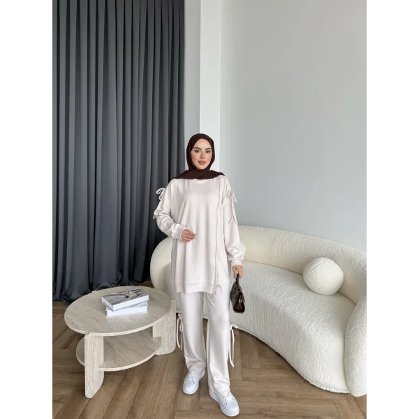 Adella Bağcıklı Oysh Takım - Bej