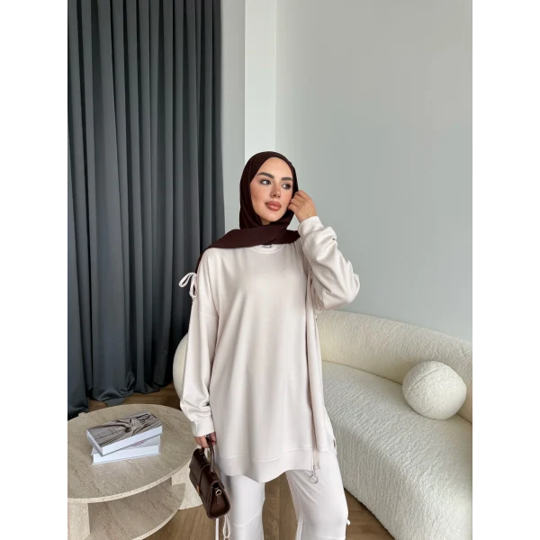 Adella Bağcıklı Oysh Takım - Bej