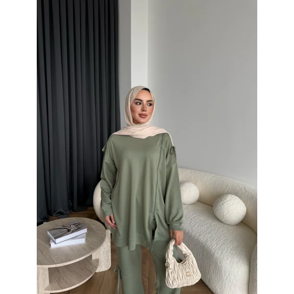 Adella Bağcıklı Oysh Takım - Yeşil