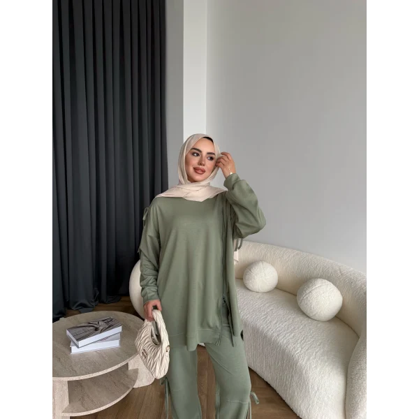 Adella Bağcıklı Oysh Takım - Yeşil