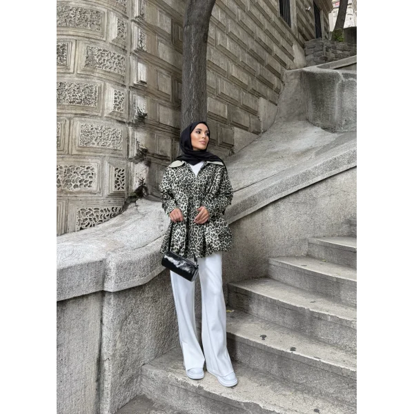 Adora Beli Lastikli Ceket