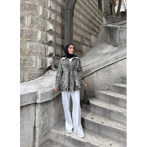 Adora Beli Lastikli Ceket