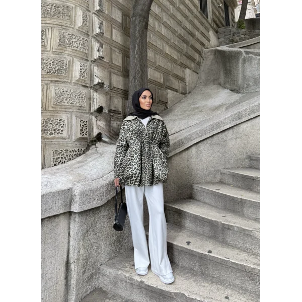 Adora Beli Lastikli Ceket