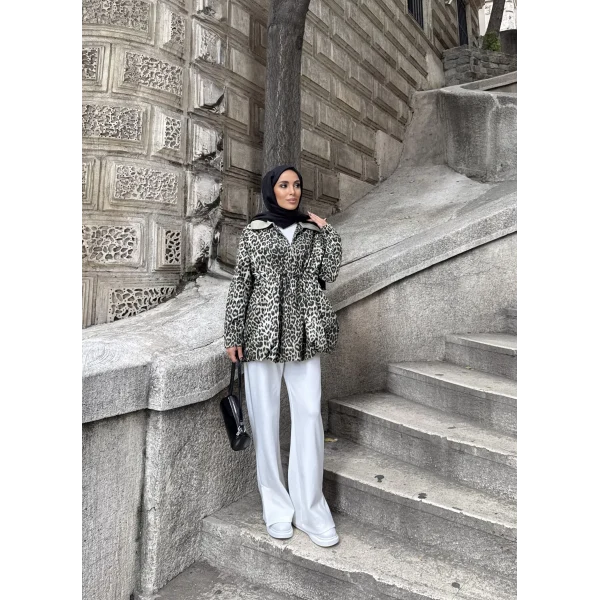 Adora Beli Lastikli Ceket