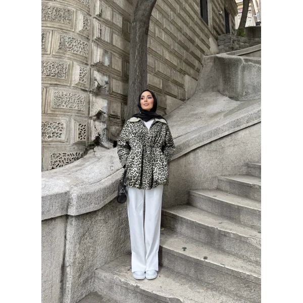 Adora Beli Lastikli Ceket