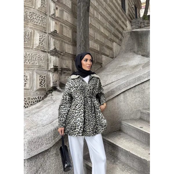 Adora Beli Lastikli Ceket