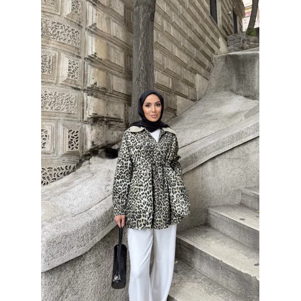 Adora Beli Lastikli Ceket