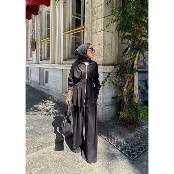 Ahiska Oysh Takım - Siyah