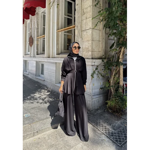 Ahiska Oysh Takım - Siyah