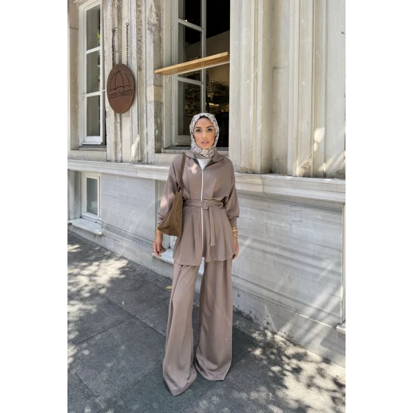 Ahiska Oysh Takım - Sütlü Kahve