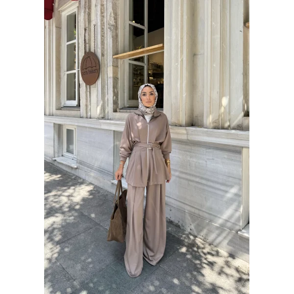 Ahiska Oysh Takım - Sütlü Kahve