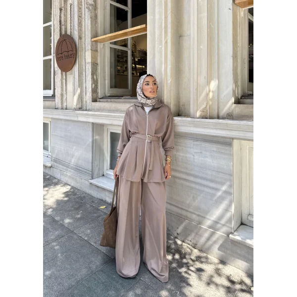 Ahiska Oysh Takım - Sütlü Kahve