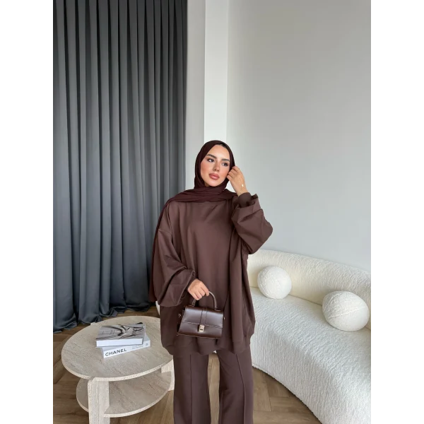 Akel Eşofman Takım - Acı Kahve