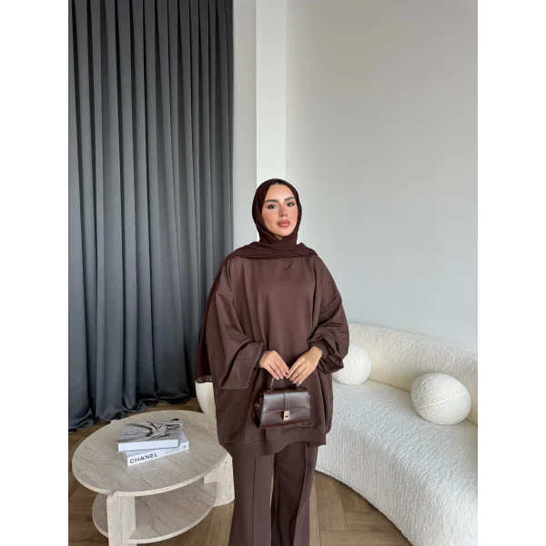 Akel Eşofman Takım - Acı Kahve