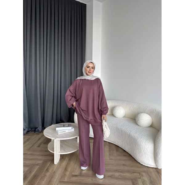 Akel Eşofman Takım - Vişne