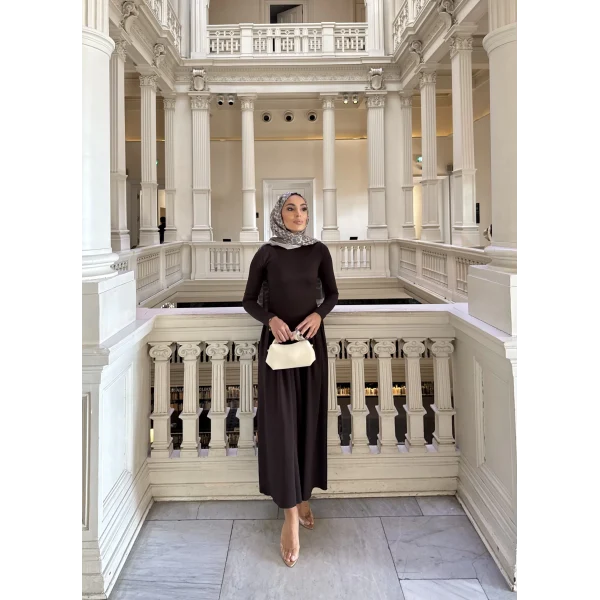 Alien Penye Elbise - Acı Kahve