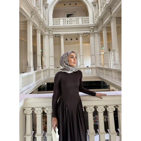 Alien Penye Elbise - Acı Kahve