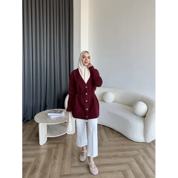 Angora Hırka - Bordo