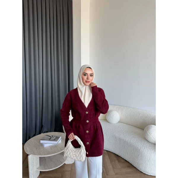 Angora Hırka - Bordo