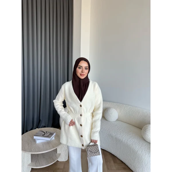 Angora Hırka - Ekru