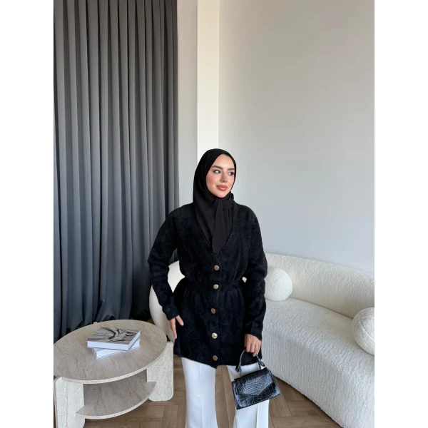 Angora Hırka - Siyah
