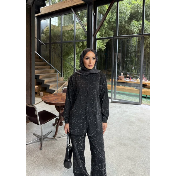 Aura Simli Takım - Siyah