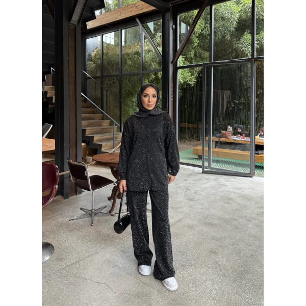 Aura Simli Takım - Siyah