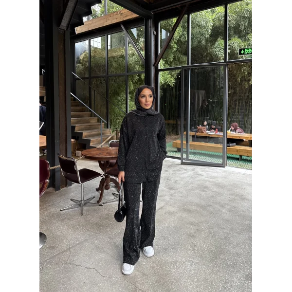 Aura Simli Takım - Siyah