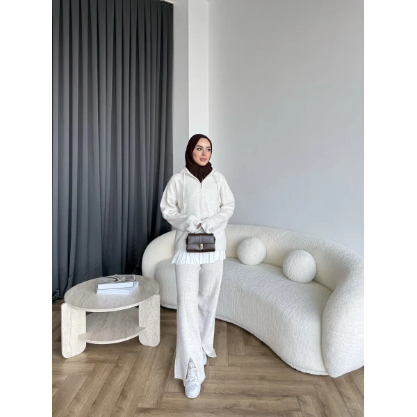 Berlin Triko Takım - Bej