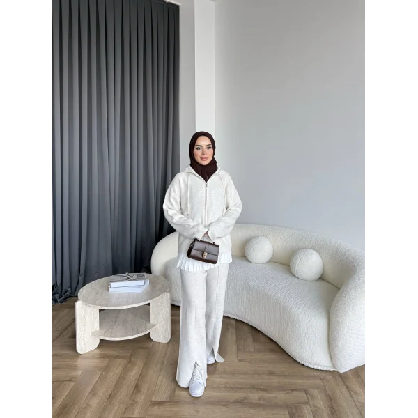 Berlin Triko Takım - Bej