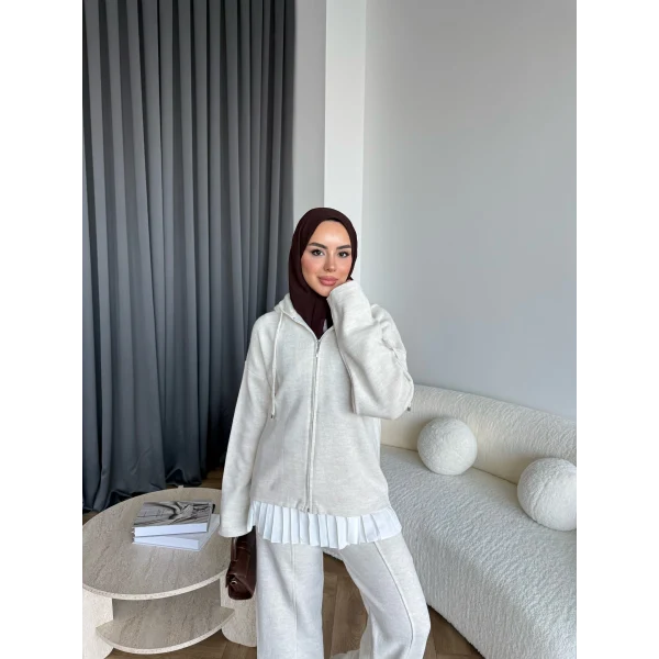 Berlin Triko Takım - Bej